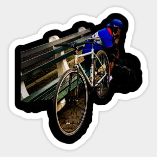 Biker Street New York City Sticker